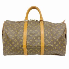 Louis Vuitton Keepall 50 Monogram Canvas Brown Boston Travel Bag M41426