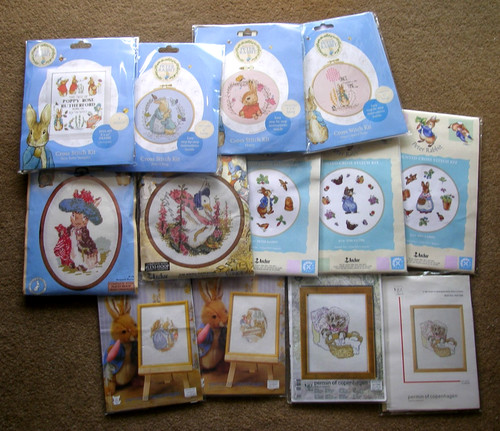 Beatrix potter cross stitch - potter,