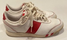 Vintage Reebok G Unit White Red Stripe Athletic Shoes Sneakers Womens Sz 8.5