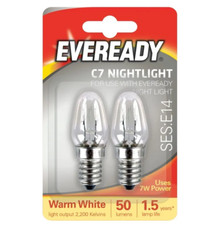 2x Spare Night Light Bulb 7W