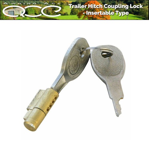 Trailer hitch coupling lock - trailer,