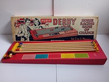 Vintage Merit Derby Horse Racing Game Pre-Electric Version Very Good Condition