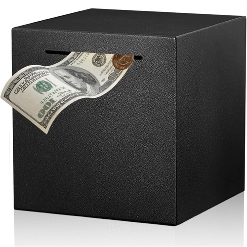 Metal money bank box - money,