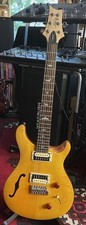 PRS SE Custom 22 Semi-Hollow Electric Guitar in Santana Yellow #D26101