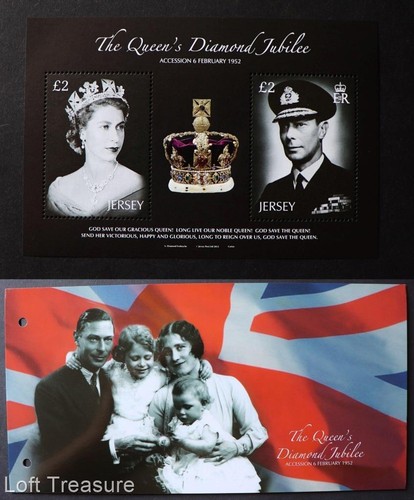 Jersey stamps queens diamond - "queens,