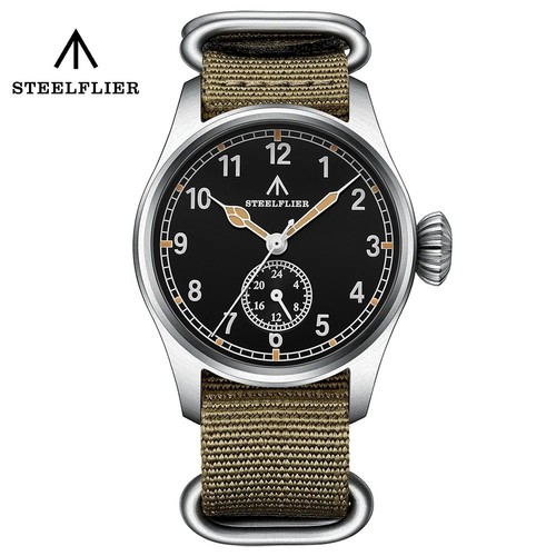 39mm steelflier pilot quartz - pilot,