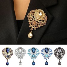 Clear Crystal Bridal Brooch