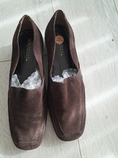 Womens AEROSOLES Dark brown suede Loafers Size 8 NEW