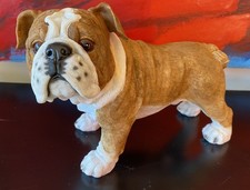 Bulldog Dog Ornament Brown