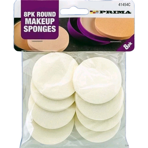 Pack round makeup sponges - 8,