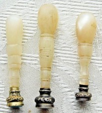 3x GEORGIAN MOTHER OF PEARL