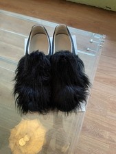 Maison Margiela Black Faux Fur