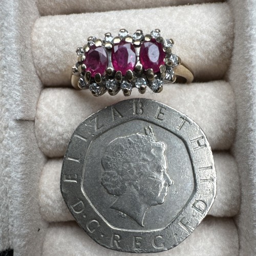 Vintage 9ct gold diamond - vintage,