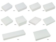 White Gloss Cardboard Cheap Jewellery Gift Packaging Boxes Available in 10 Sizes