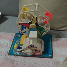 Vintage 1966 Fisher Price Musical Ferris Wheel  Working Sound & Movement