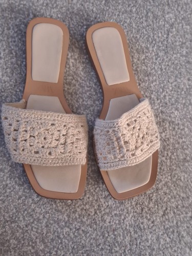 Zara flat sandals size uk - flat, 40