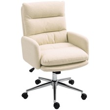 HOMCOM Upholstered Desk Chair