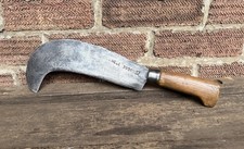 Vintage 10” Elwell 3901 Billhook Axe Garden Hedge Slasher Old Tool