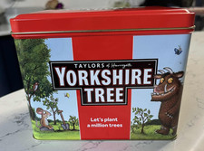Taylors of Bradford Yorkshire Tea Tin Gruffalo Julia Donaldson Tree Planting