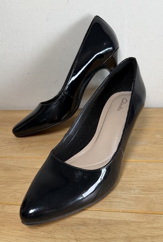 Clarks black patent leather - clarks,