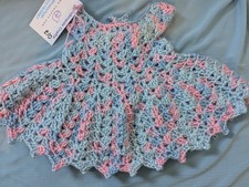 Handmade Crochet Baby Dress