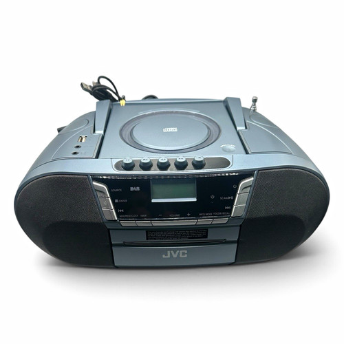 Jvc grey portable dab - grey,