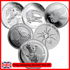 UK 1oz solid 0.99% silver coin