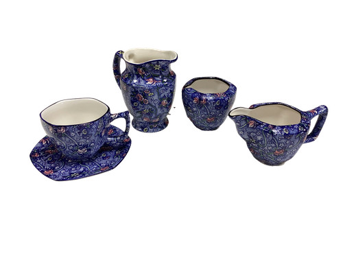 Ringtons tea set blue - ringtons,