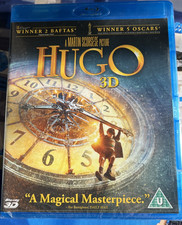 Hugo 3D  (Blu-ray, 2012) NEW