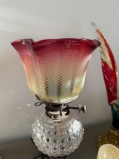 Vaseline hobnail cranberry