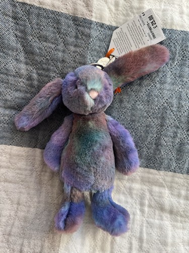 Jellycat rabbit purple bag - purple,