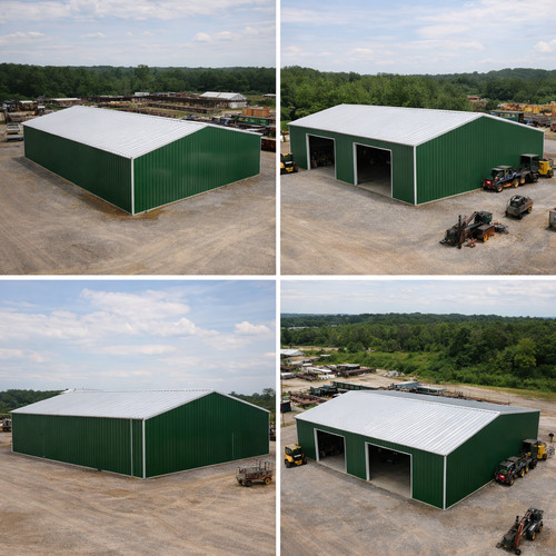 100x100x22 steel building - 100x100x22, kit