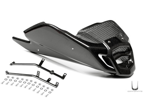 Carbon belly pan - pan, yamaha