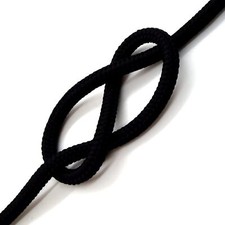 6mm x 5 metres / 16.4 ft of Black Polypropylene Rope Poly Cord Twine