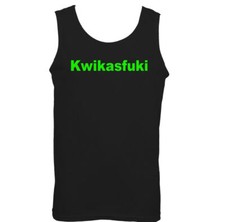 Kwikasfuki - Mens Funny Biker Vest Motorbike Motorcycle Sports Superbike