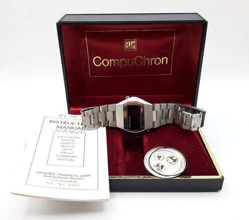 Men compu chron - red, led