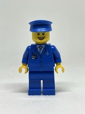 LEGO Classic Airport Minifigure Blue 3 Button Jacket-AIR046A LEGO Airport-BG2