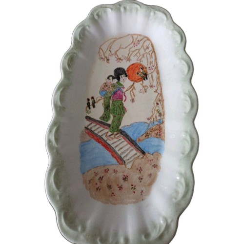 Vintage hand painted - hand,