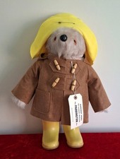  GABRIELLE Paddington bear 1972 18" tall Dunlop Boots handmade lovely condition 