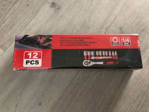 Ratchet socket wrench - 1/4'',