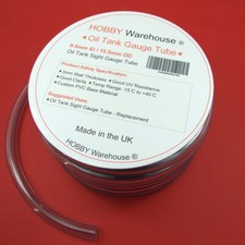 Oil Tank Sight Gauge Tubing 9.5mm by 15.5mm Clear PVC Tube 3/8 Inch
