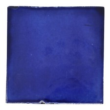 Jorge - Handmade Mexican Ceramic Talavera Large 10.5cm Tile Ethically Sourced