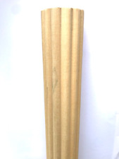 UNPAINTED 40mm, 50mm, 63mm and 73mm (all approx.) SECONDS  REEDED CURTAIN POLE.
