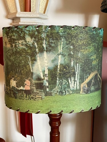 Vintage images camping - , &