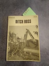 McConnel Ditch Boss Parts List & Maintenance Manual (1291)