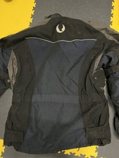 Belstaff Textile Motorcycle Jacket Blue / Black /Grey