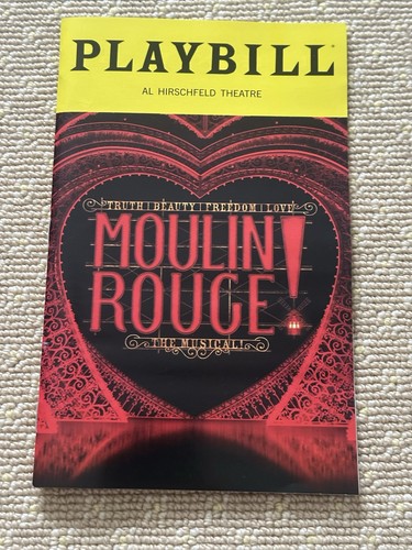 Moulin rouge playbill - moulin,