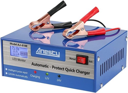 Car battery charger - car, 12v/24v