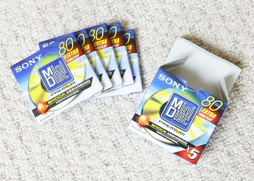 Sony premium minidiscs - sony, 80