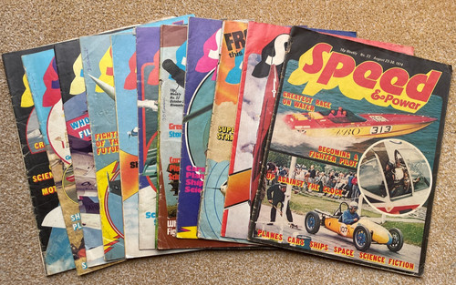 Speed and power magazines - 12, x